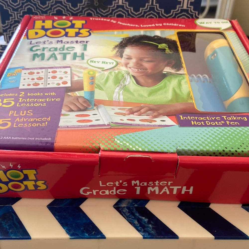 Hot Dots First Grade Math Practice Educational Cards Interactive Pen System - Picture 3 of 10